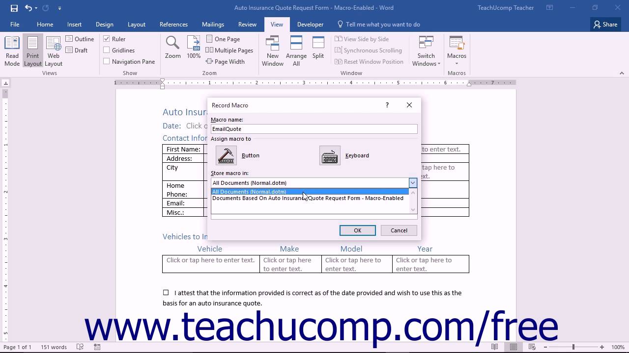 How To Create A Macro In Word - cleverboat With Regard To Word Macro Enabled Template